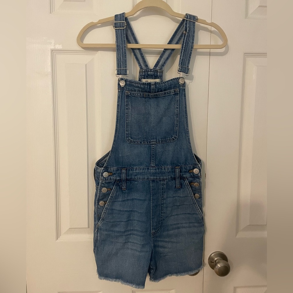 Madewell short overalls